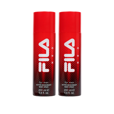Men Red Active Deodorant Body Spray (Pack)