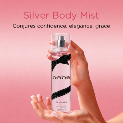 Bebe Silver Body Mist for Women
