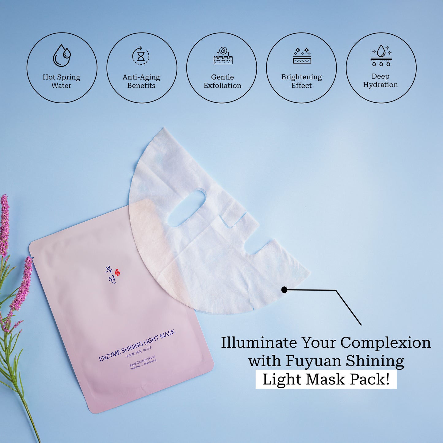 Enzyme Shining Light Mask