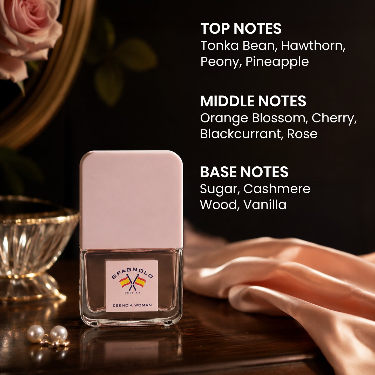 Spagnolo Esencia Woman EDT Fruity Floral Perfume