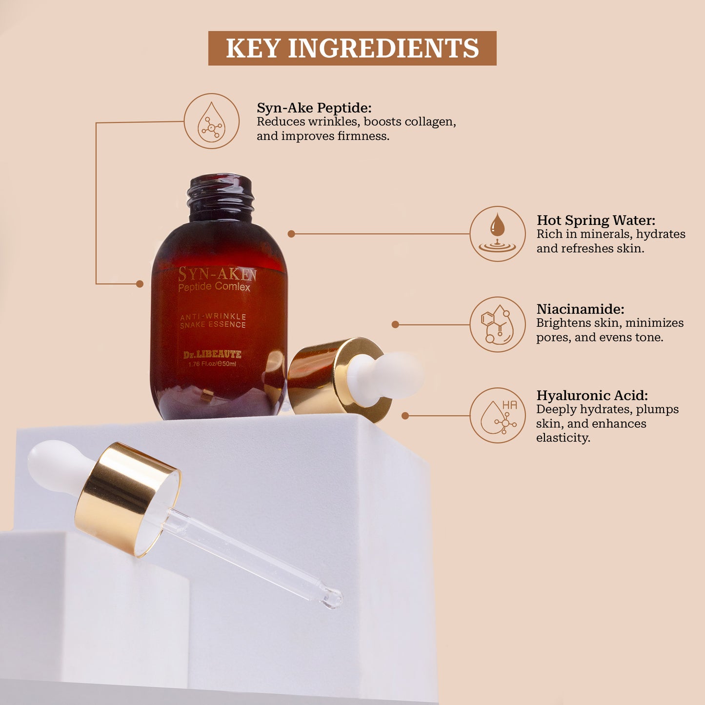 Dr. Libeaute Syn-ake Peptide anti-wrinkle face serum