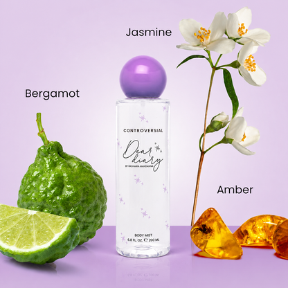 Body Mist - Controversial by Dear Diary for Women - 200 ml Body Mist