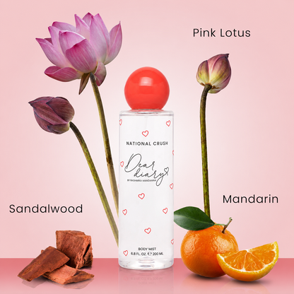 Body Mist - National Crush by Dear Diary for Women - 200 ml Body Mist