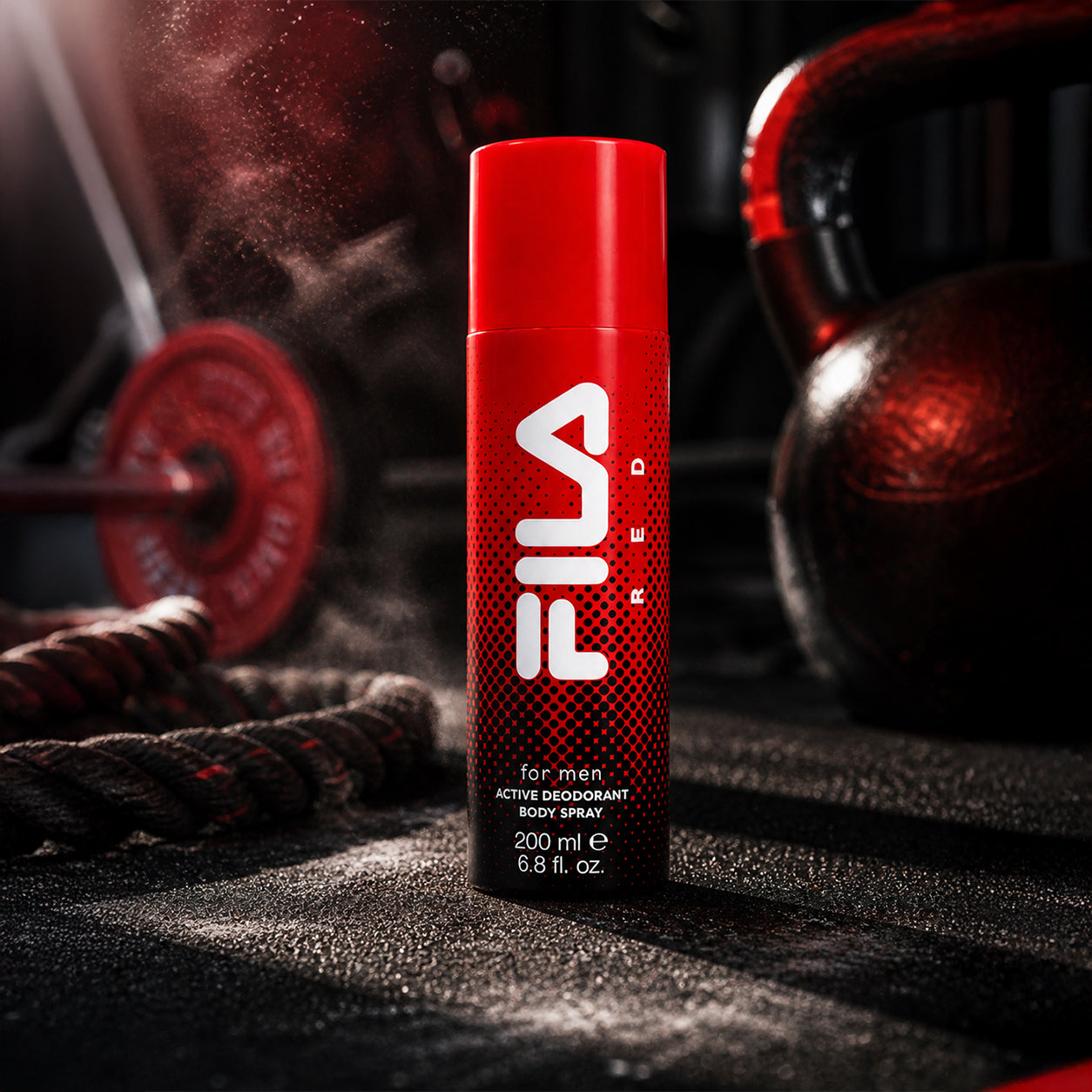 Men Red Active Deodorant Body Spray (Pack)