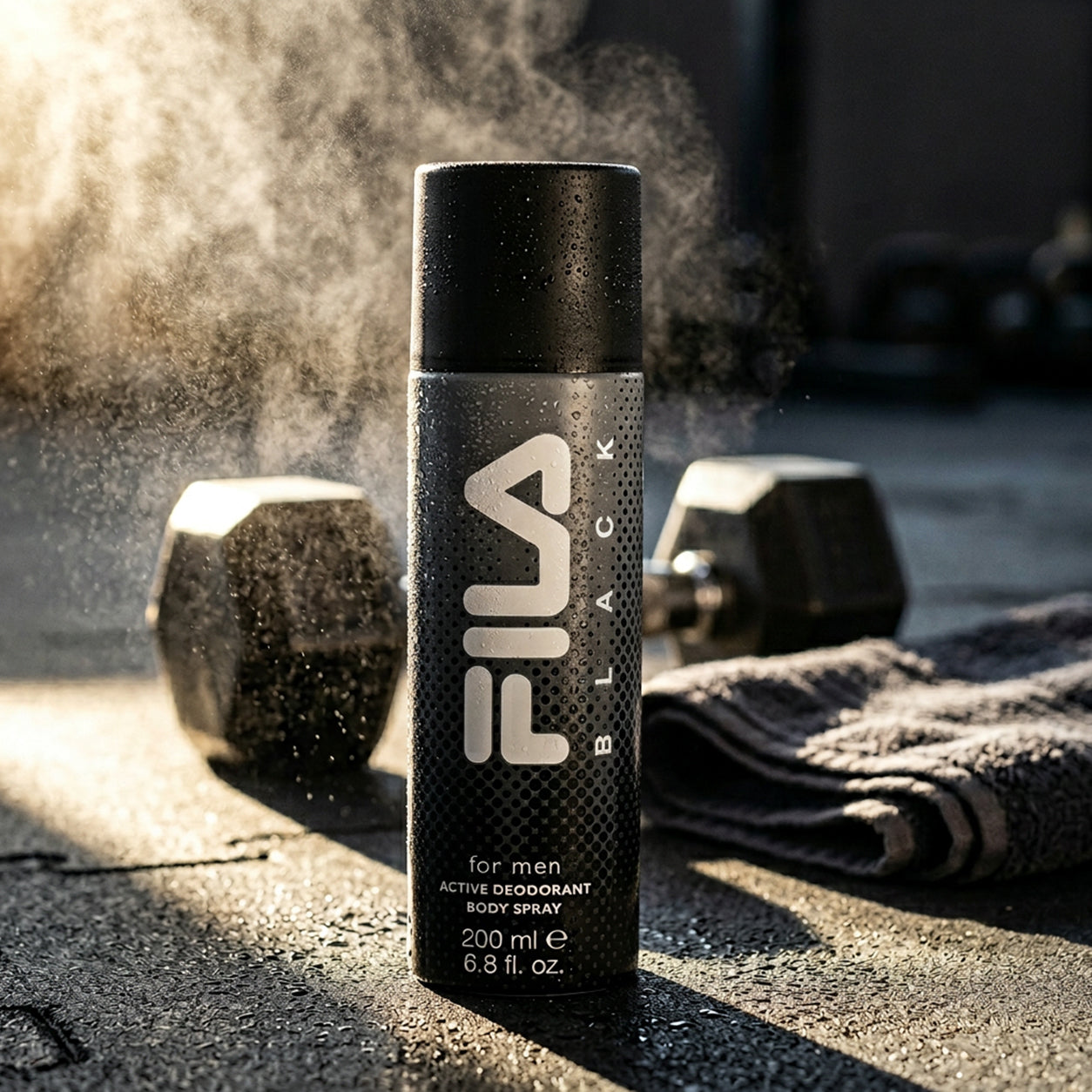 FILA Men Black Active Deodorant Spicy Citrus Body Spray