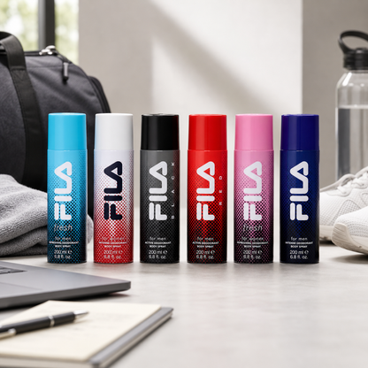 FILA Men Refreshing Deodorant Marine Spicy Body Spray