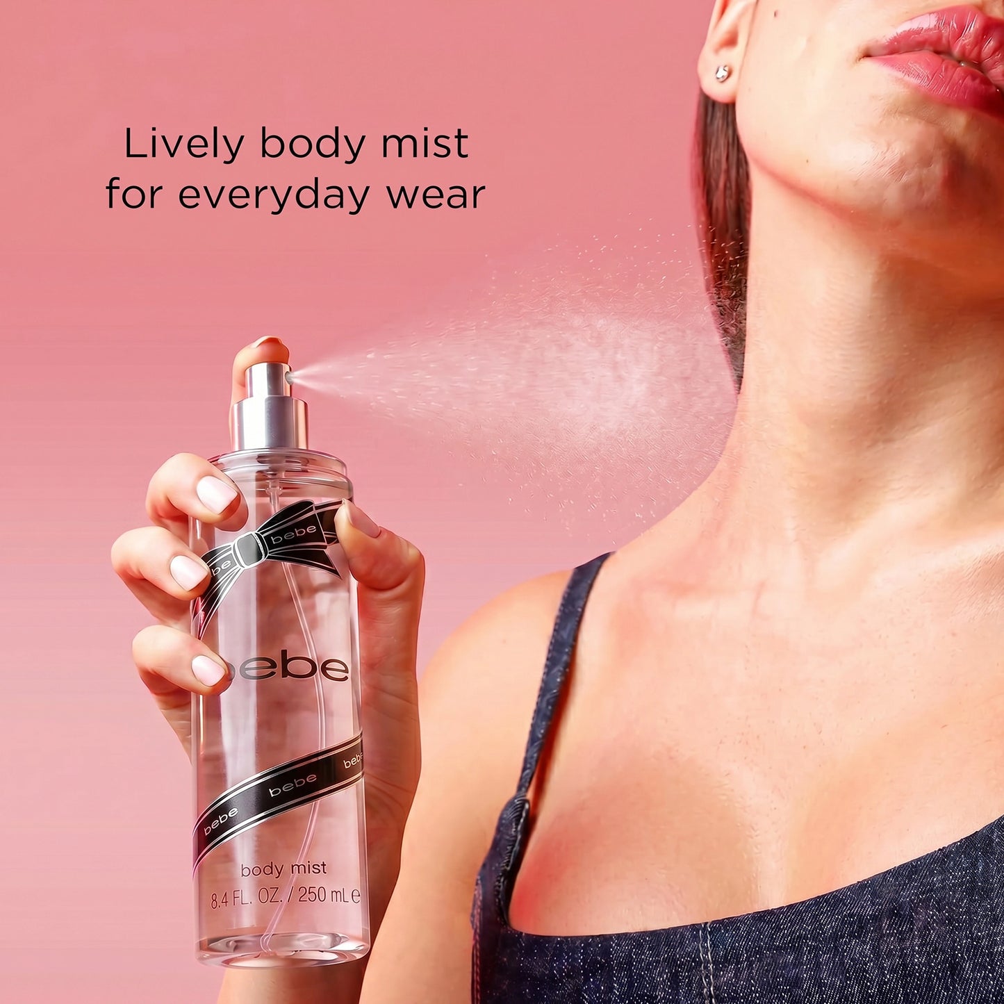 Bebe Silver Body Mist for Women