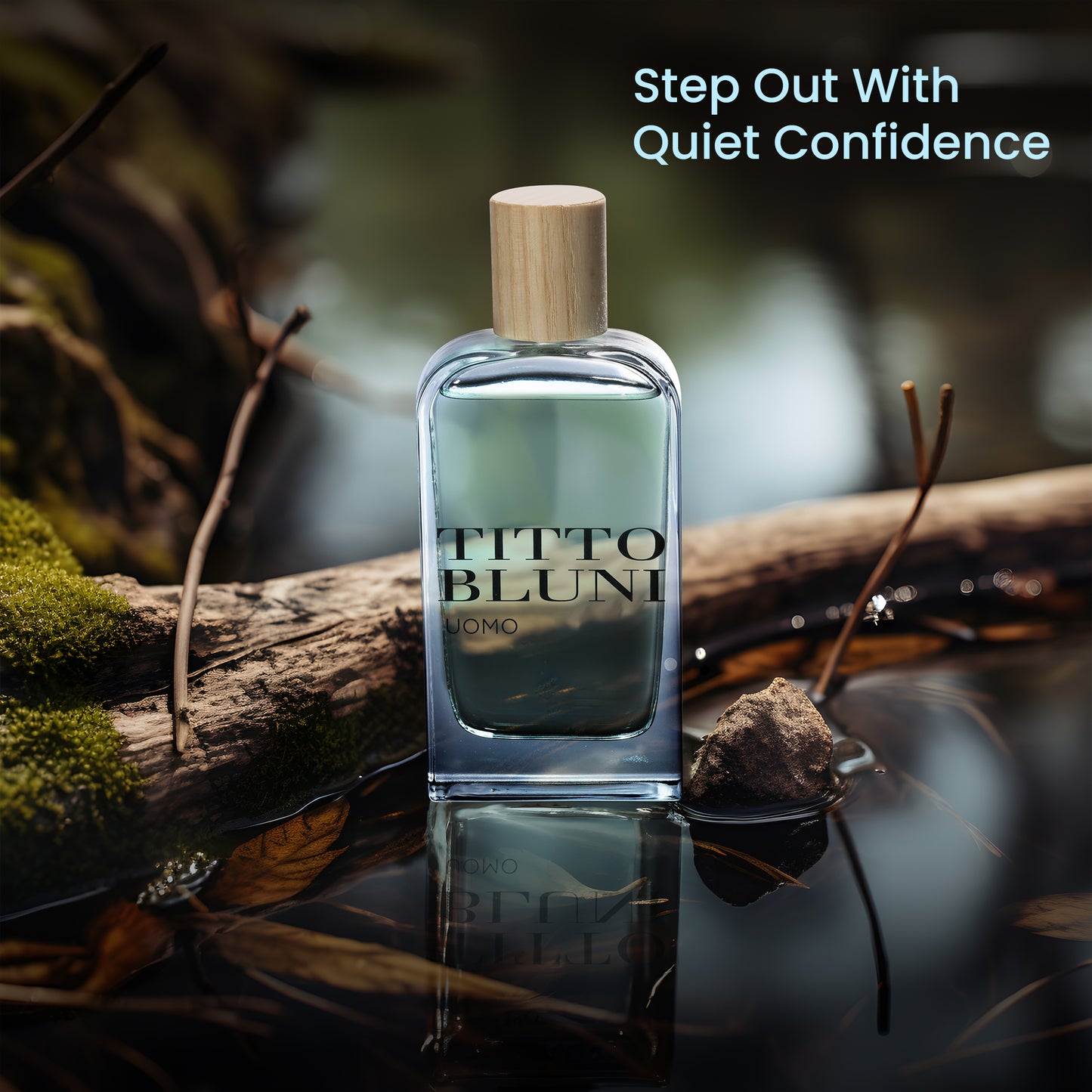 Titto Bluni Uomo EDT Fresh Woody Cologne